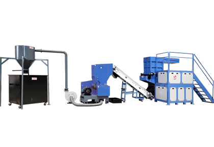 sai machine plastic waste recycling machine