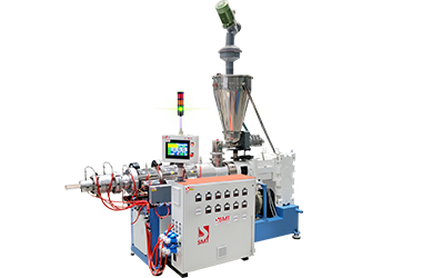conical twin screw ectruder for pvc pipe