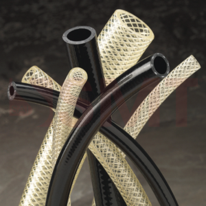 black and white braided pipe cuttings