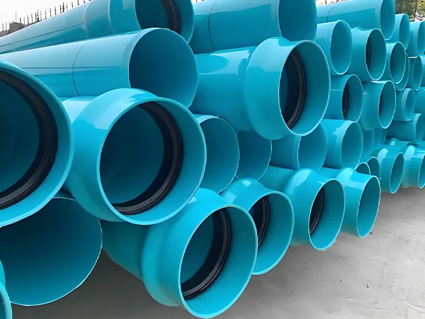 blue color pvc-o pipe large size
